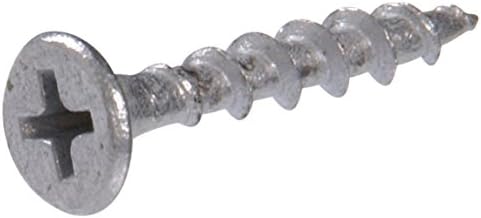 Hillman 40403 1 1 1 6 x 1-1/4 Bugle Head Square Philips Deck Screw, 100-Pack Hillman