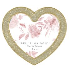 Belle Maison 4&#34; х 4&#34; Настольная рамка с золотым сердцем Belle Maison