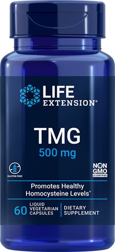 TMG - 500 мг - 60 растительных жидких капсул - Life Extension Life Extension