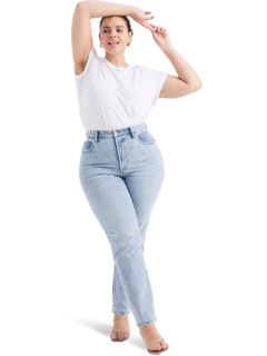 Прямые джинсы с ультравысокой посадкой в стиле 90-х Curve Love Abercrombie & Fitch