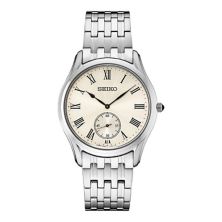 Мужские часы Seiko Essentials с браслетом из нержавеющей стали и белым циферблатом — SRK047 Seiko