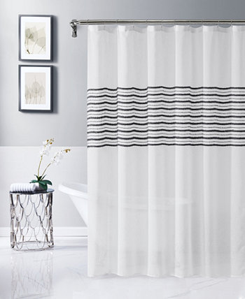 Daniella Tufted Shower Curtain, 72" x 70" Dainty Home