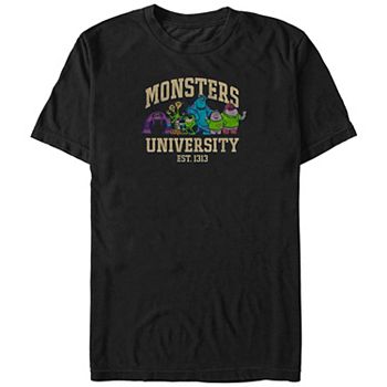 Рубашка Disney / Pixar Monsters University Est. 1313 большого размера с короткими рукавами для высоких людей Disney