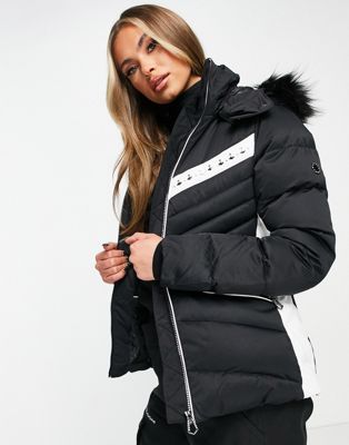 Dare 2b Bejewel II ski jacket in black/white Dare 2b