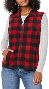 Amazon Essentials Women's Classic-Fit Sleeveless Polar Soft Fleece Vest (Available in Plus Size) Amazon Essentials