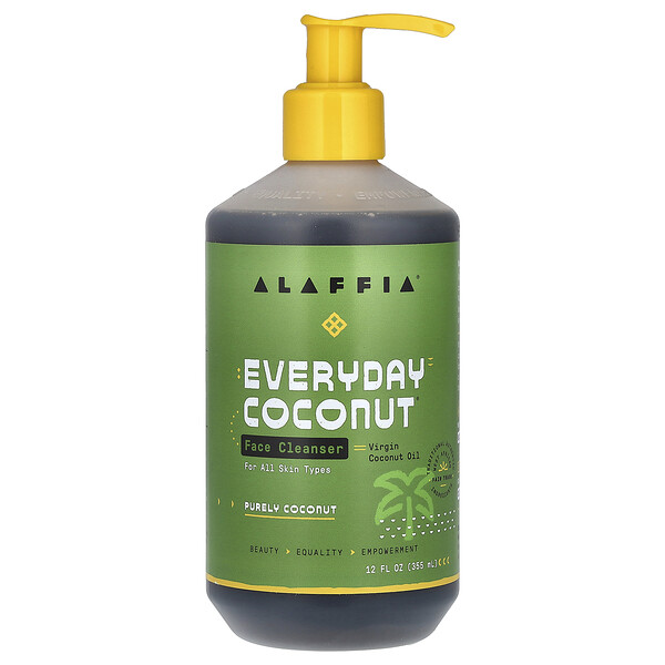 Everyday Coconut, очищающее средство для лица, 12 жидких унций (355 мл) Alaffia