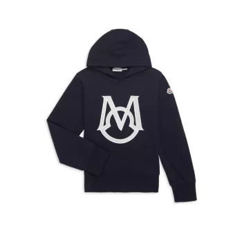 Маленький детский &amp; Детское худи с логотипом «M» Moncler