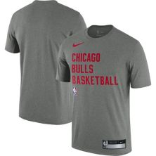 Men's Nike Heather Gray Chicago Bulls 2023/24 Sideline Legend Performance Practice T-Shirt Nitro USA