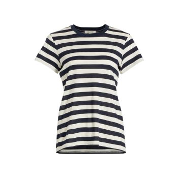 Lana Striped Cotton Jersey T-Shirt NILI LOTAN