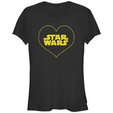 Детская футболка с изображением сердца «Звездные войны» Star Wars