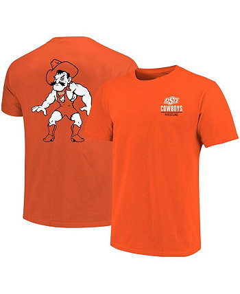 Мужская оранжевая футболка Oklahoma State Cowboys Wrestling 2-Hit Image One