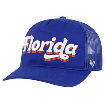 Женская регулируемая ретро-шляпа Florida Gators Biloxi Hitch, 100% хлопок, сетчатые панели 47 Brand