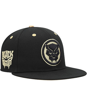 Men's Black Black Panther Fitted Hat Marvel