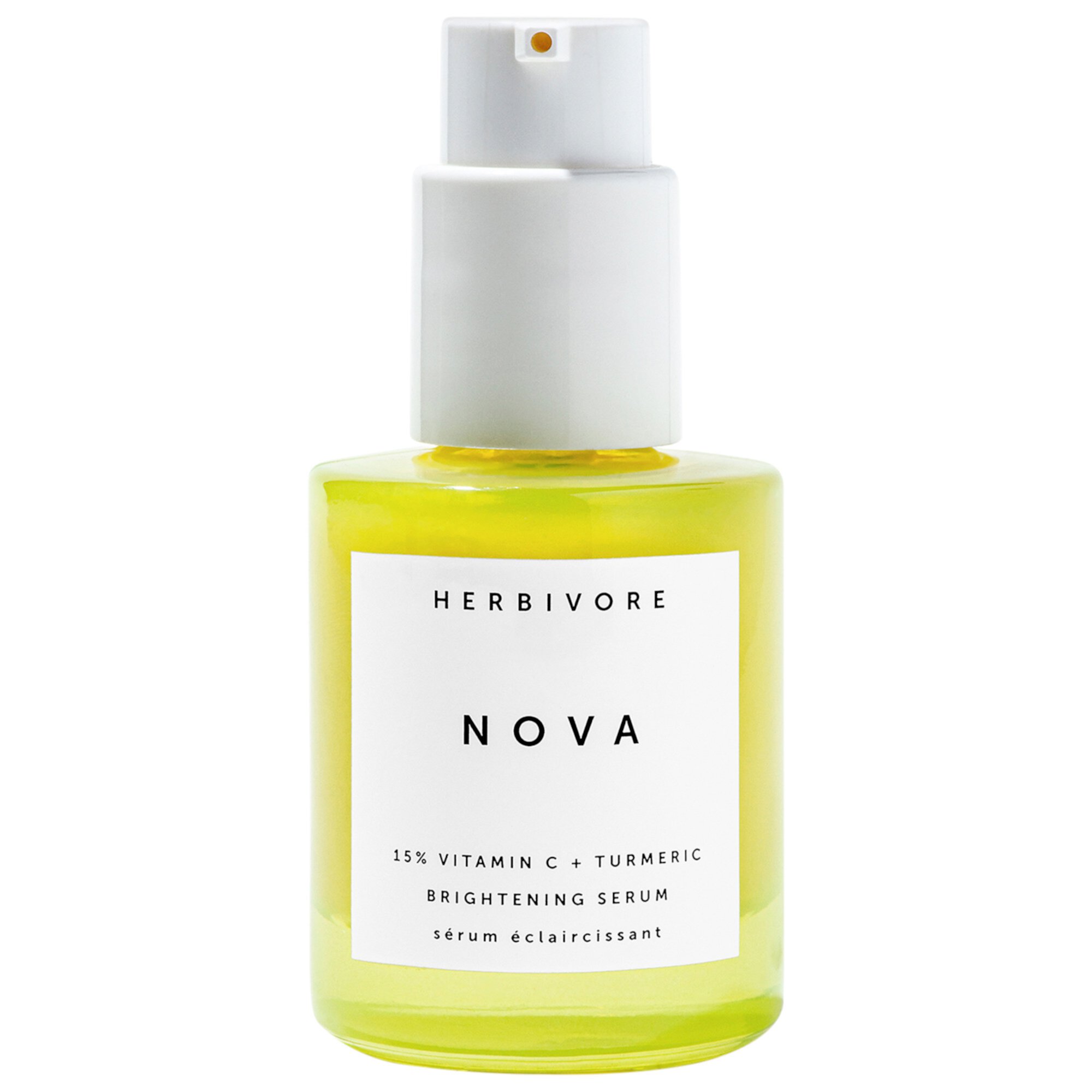 Nova 15% витамин С + куркума осветляющая сыворотка Herbivore