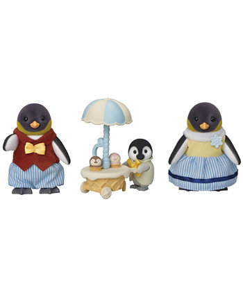 Семья пингвинов Уоддл, набор из 3 коллекционных фигурок кукол Calico Critters