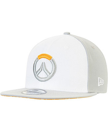 Men's New Era White Overwatch Gamer Logo 9FIFTY Adjustable Snapback Hat Blizzard