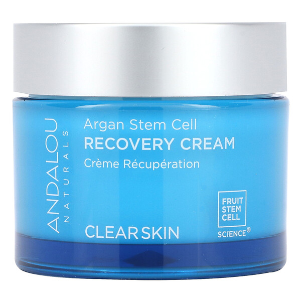Argan Stem Cell, Восстанавливающий крем, более чистая кожа, 1,7 ж. унц. (50 мл) Andalou Naturals