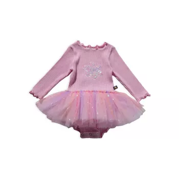 Платье-пачка с эффектом омбре Daisy для маленьких девочек Petite Hailey