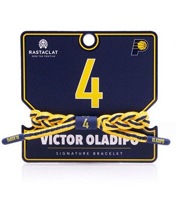 Yellow Victor Oladipo Indiana Pacers Braided Player Name Number Team Color Bracelet Rastaclat