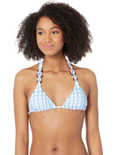 Купальник Seafolly Amalfi Check Slide Tri с завязками на спине, 90% нейлон, 10% эластан Seafolly