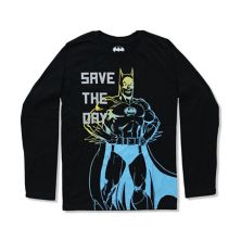 Boys 8-20 Batman Save The Day Long Sleeve DC Comics