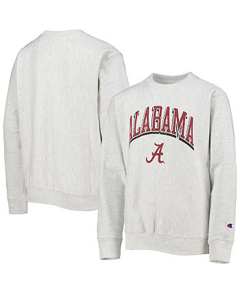 Серый пуловер с обратным переплетением Big Boys Alabama Crimson Tide Champion