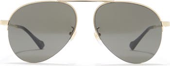 Солнцезащитные очки-авиаторы 58 мм GUCCI