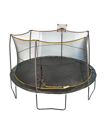 Trampoline with Basketball Hoop and Ball, 168" Jumpking