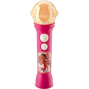 ekids Spirit Karaoke Microphone Toy for Kids, Sing Along to Built-in Music KIDdesigns