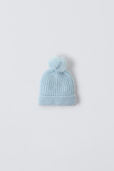 POMPOM KNIT HAT SKI COLLECTION Zara