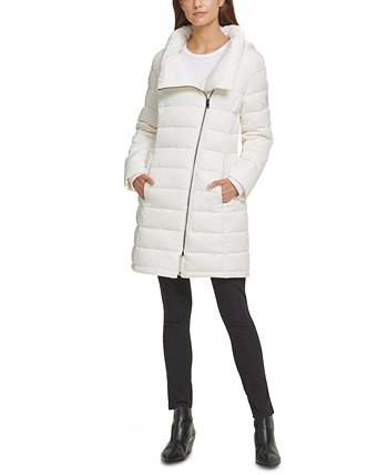 Dkny asymmetrical puffer coat 2025