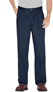 Dickies mens Relaxed Fit Cotton Pleated Front Pant Dickies