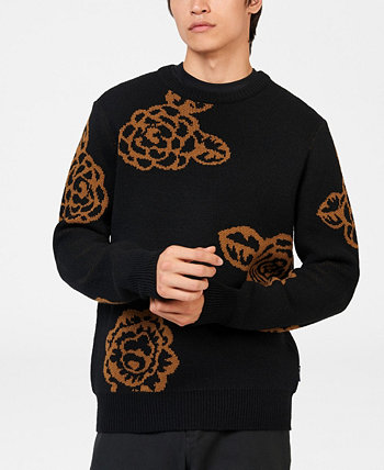 Мужской зимний свитер с цветочным принтом Ben Sherman