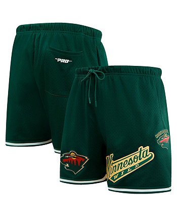 Мужские зеленые шорты в сетку Minnesota Wild Classic Pro Standard