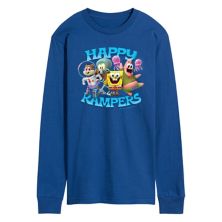 Men's SpongeBob SquarePants Happy Kampers Long Sleeve Graphic Tee Nickelodeon