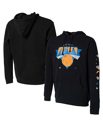 Men's NBA x Naturel Black New York Knicks No Caller ID Pullover Hoodie NBA Exclusive Collection