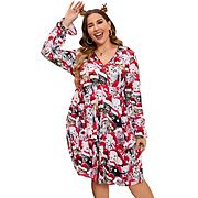 Womens Casual V Neck A Line Swing Wrap Maternity Dress Flowy Midi Maternity Dress Missky