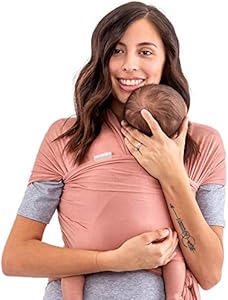 WeeSprout Baby Wrap Carrier - Perfect Baby Carrier Wrap Sling for Newborn and Infant, Enhances Baby Bonding, Soft and Breathable, Ideal for Babywearing WeeSprout