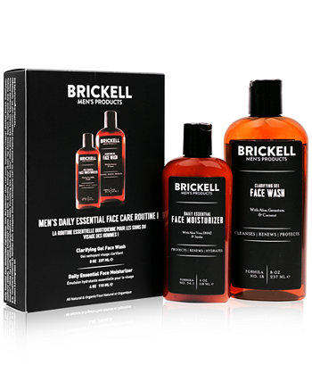 Товары для мужчин Brickell, 2 шт. Набор для ежедневного ухода за лицом для мужчин - Routine I Brickell Mens Products