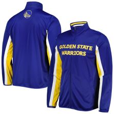 Men's G-III Sports by Carl Banks Royal Golden State Warriors Contender Wordmark Full-Zip Track Jacket In The Style