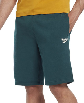 Мужские флисовые шорты облегающего кроя с логотипом Identity Reebok