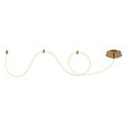 Serafina Minimalist 360° Adjustable Neon LED Rope Light, Dimmable Linear Flush Mount Fixture Jonathan Y Designs