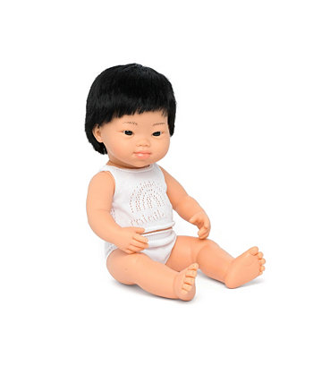 Baby Boy 15" Asian Doll with Down Syndrome Miniland