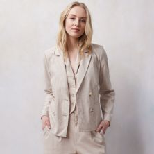 Женский двубортный пиджак с воротником-стойкой LC Lauren Conrad LC Lauren Conrad
