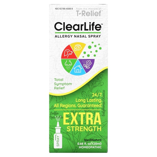Назальный спрей от аллергии MediNatura ClearLife™ -- 0,68 жидких унций MediNatura
