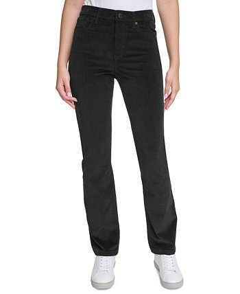 Женские вельветовые брюки с высокой посадкой Calvin Klein