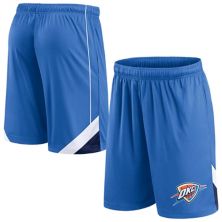 Men's Fanatics Branded Blue Oklahoma City Thunder Slice Shorts Fanatics