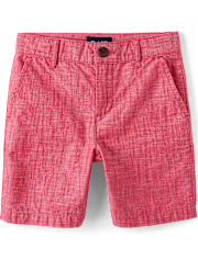 Boys Textured Chino Shorts The Children`s Place