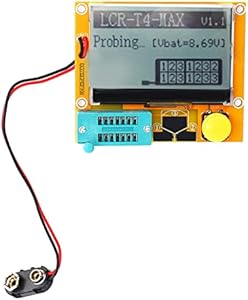 Transistor Tester Transistor Capacitance Tester Voltage Tester is Suitable for Testing Eujgoov