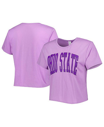 Фиолетовая женская укороченная футболка Ohio State Buckeyes Core Fashion ZooZatz